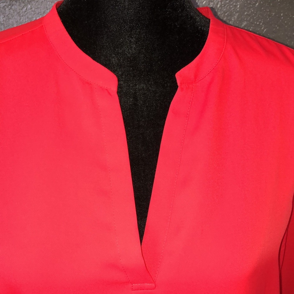 Black Label Red Tunic Asymmetric Size 1 - image 2
